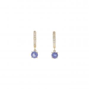 K18YG タンザナイト ピアス 0.72CT