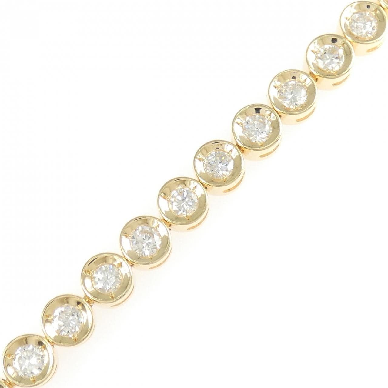 K18YG ダイヤモンド ブレスレット 5.00CT