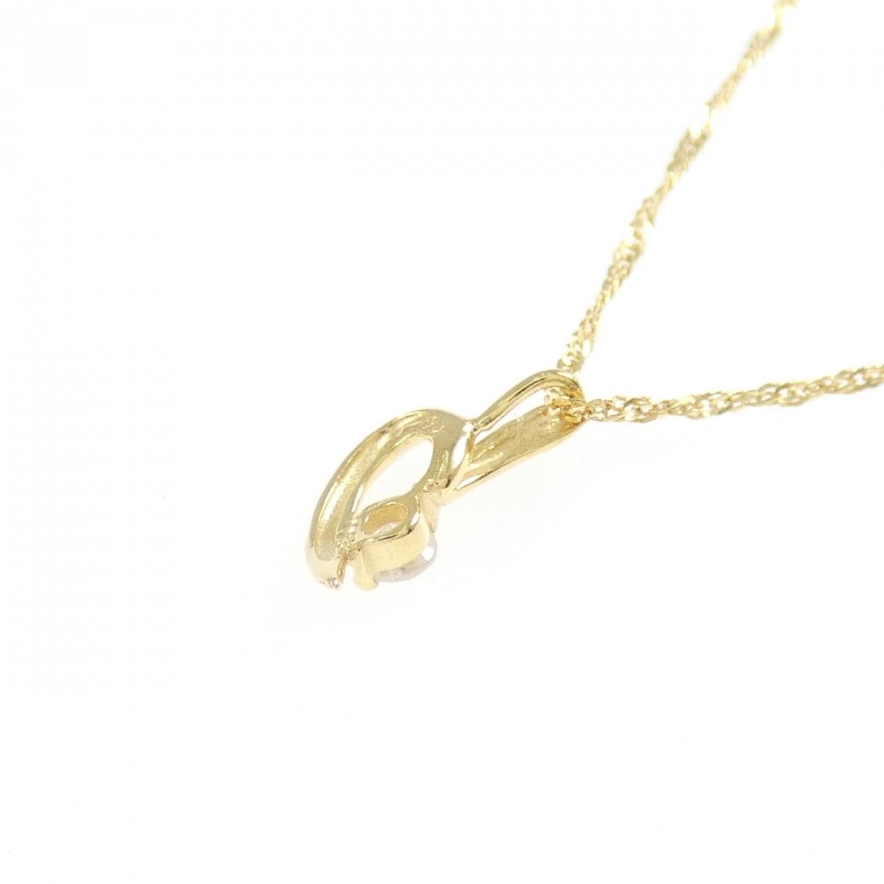 K18YG ダイヤモンド ネックレス 0.03CT