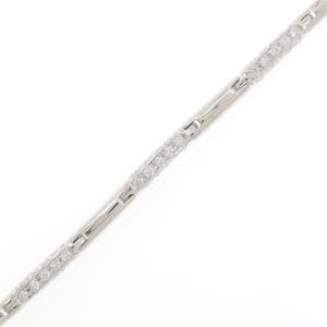 K18WG ダイヤモンド ブレスレット 0.64CT