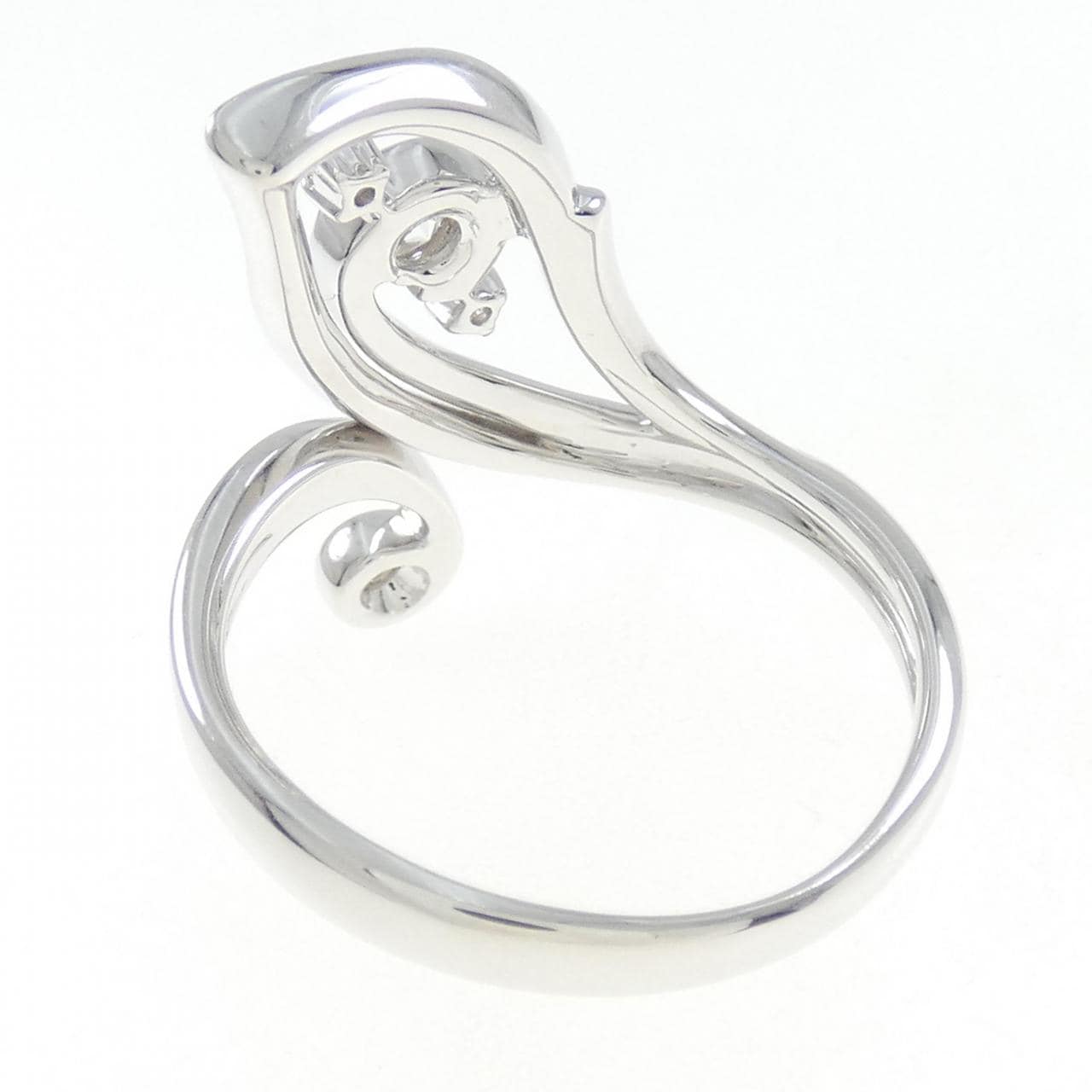 K18WG ダイヤモンド リング 0.45CT