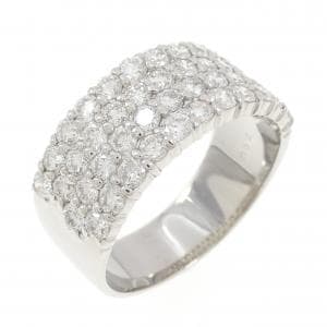 PT900 パヴェ ダイヤモンド リング 2.00CT