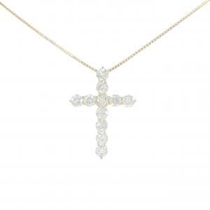 [BRAND NEW] K18YG Diamond Necklace 2.256CT FG SI2 Good