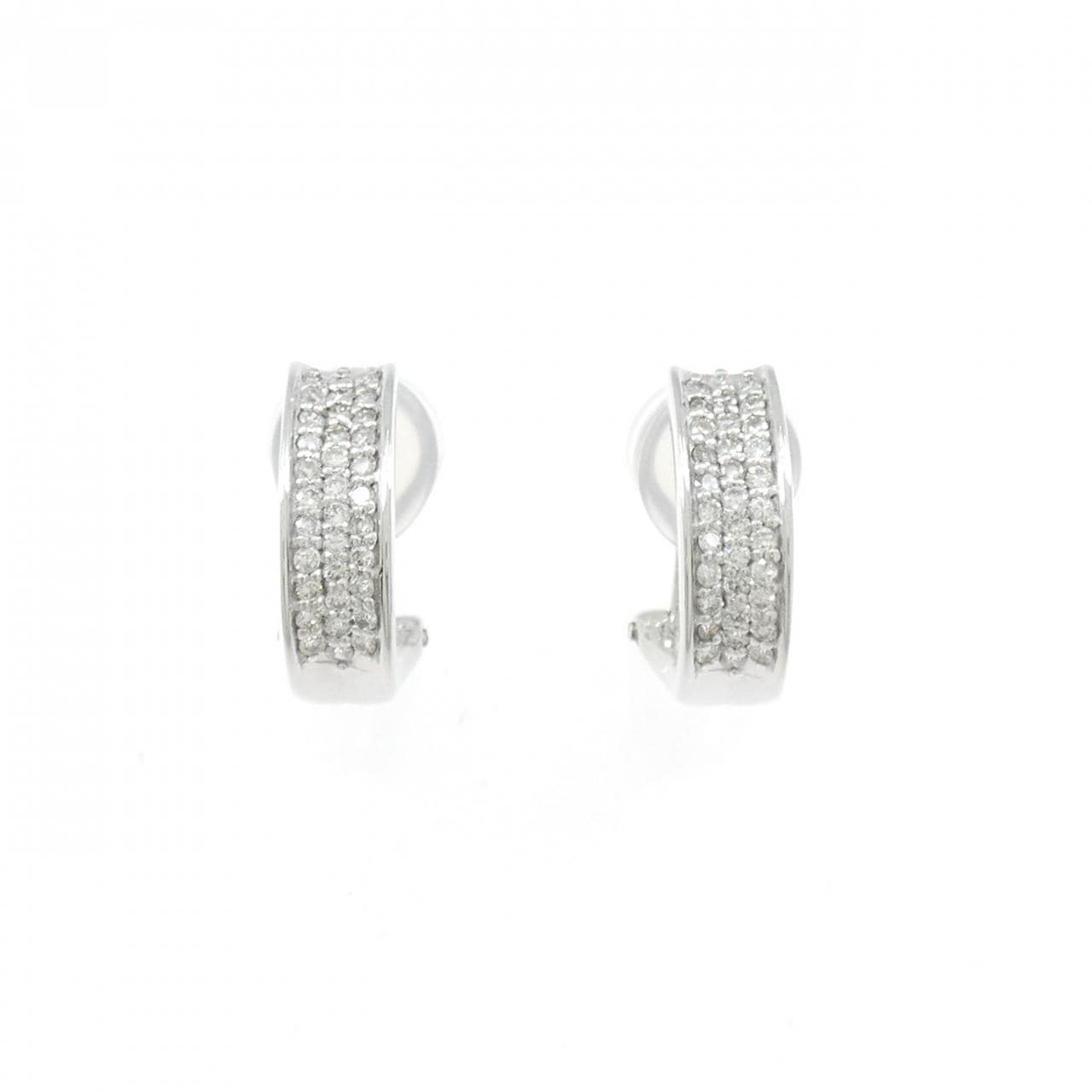 K18WG ダイヤモンド ピアス/イヤリング 0.50CT