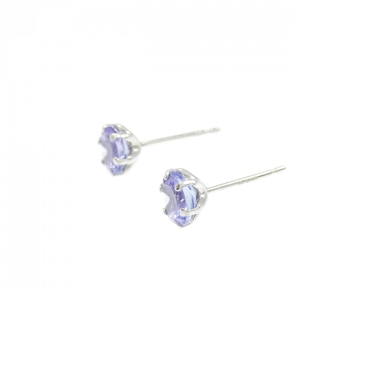 PT900 タンザナイト ピアス 1.00CT