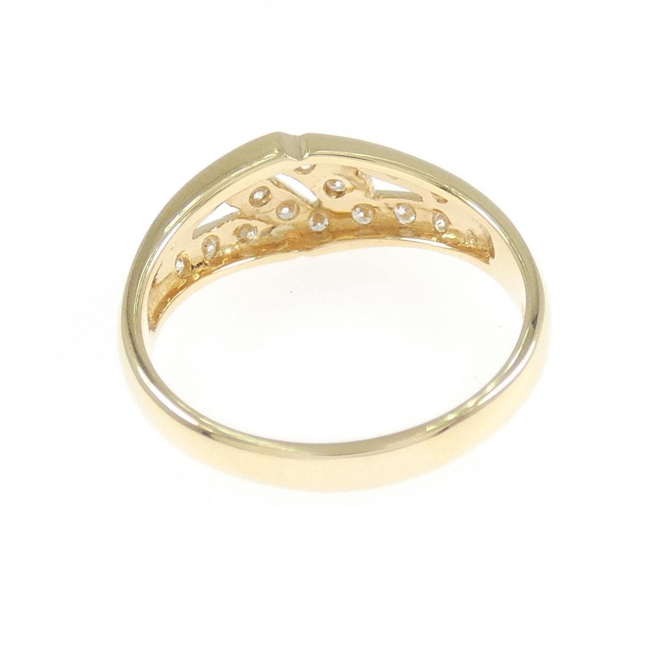 K18YG ダイヤモンド リング