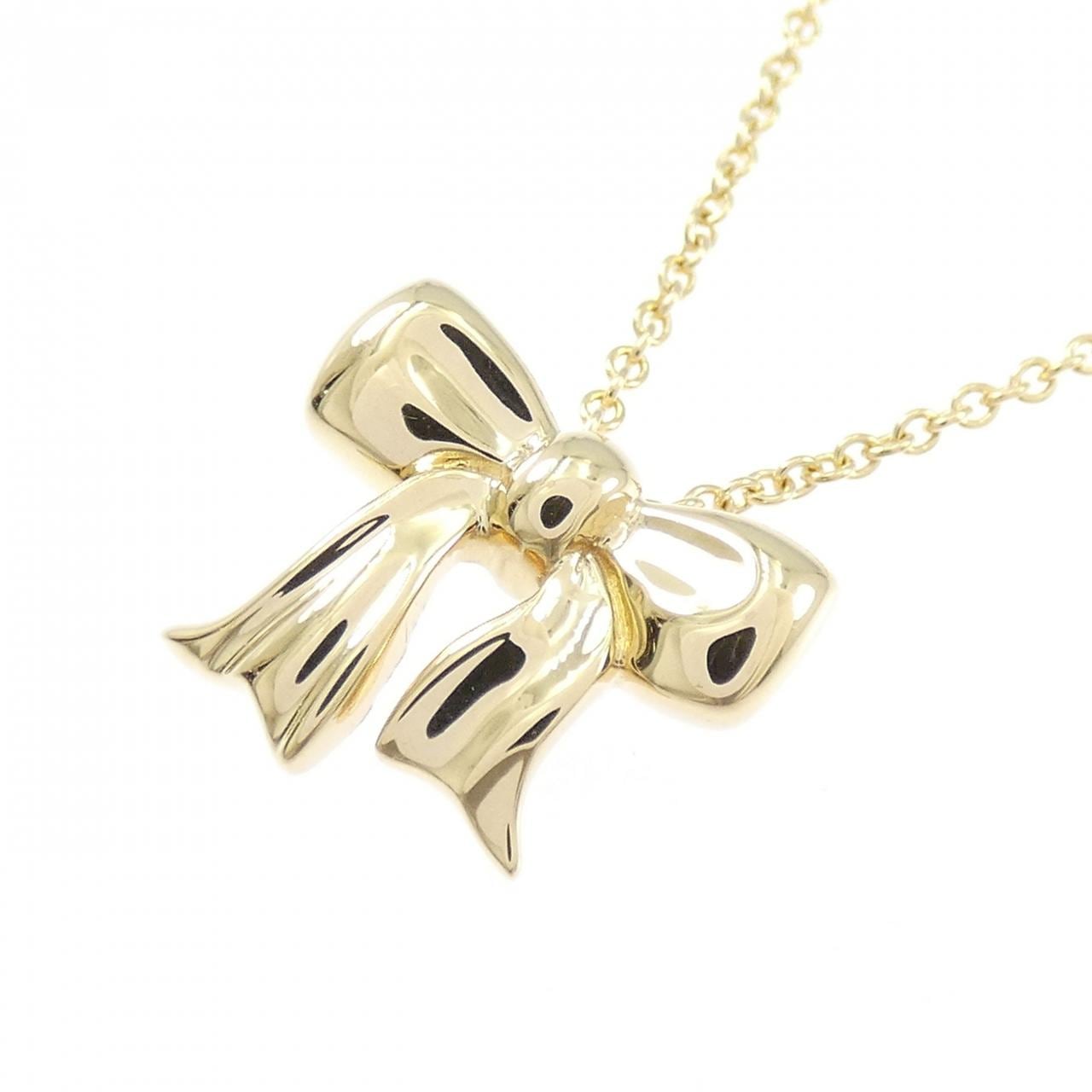 ティファニー ブルーボックスボウ ネックレス