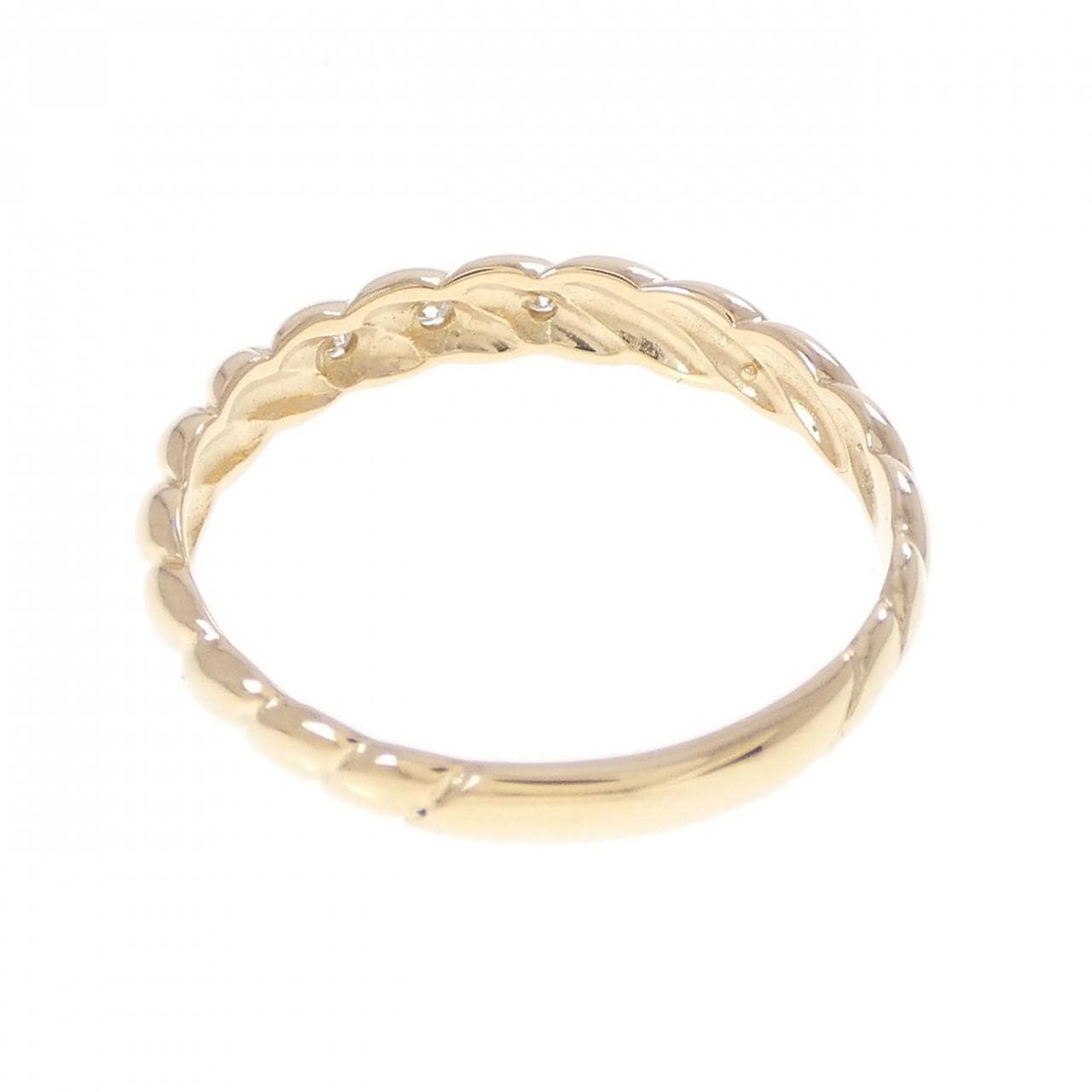 K18YG ダイヤモンド リング 0.04CT