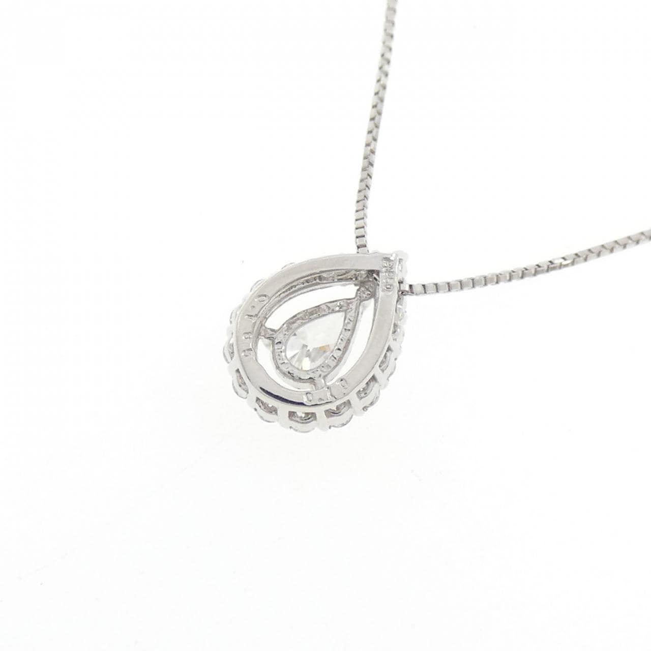 PT950/PT850 ダイヤモンド ネックレス 0.185CT