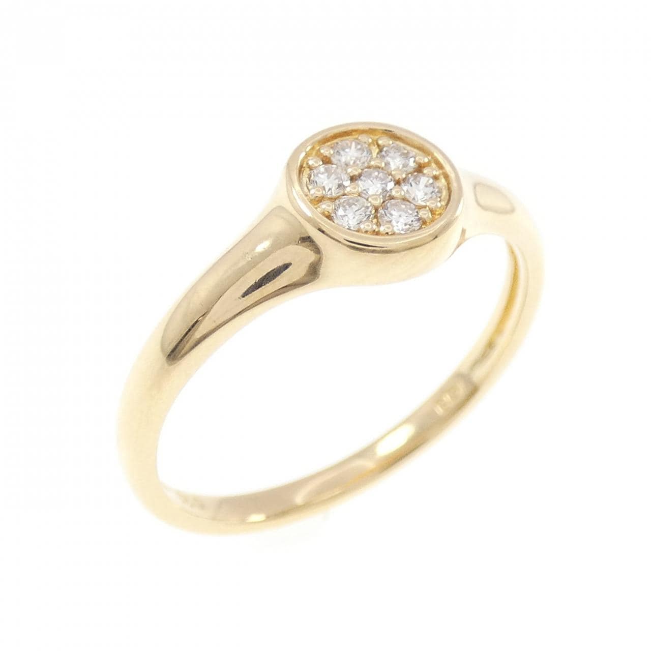 K18YG ダイヤモンド リング 0.10CT