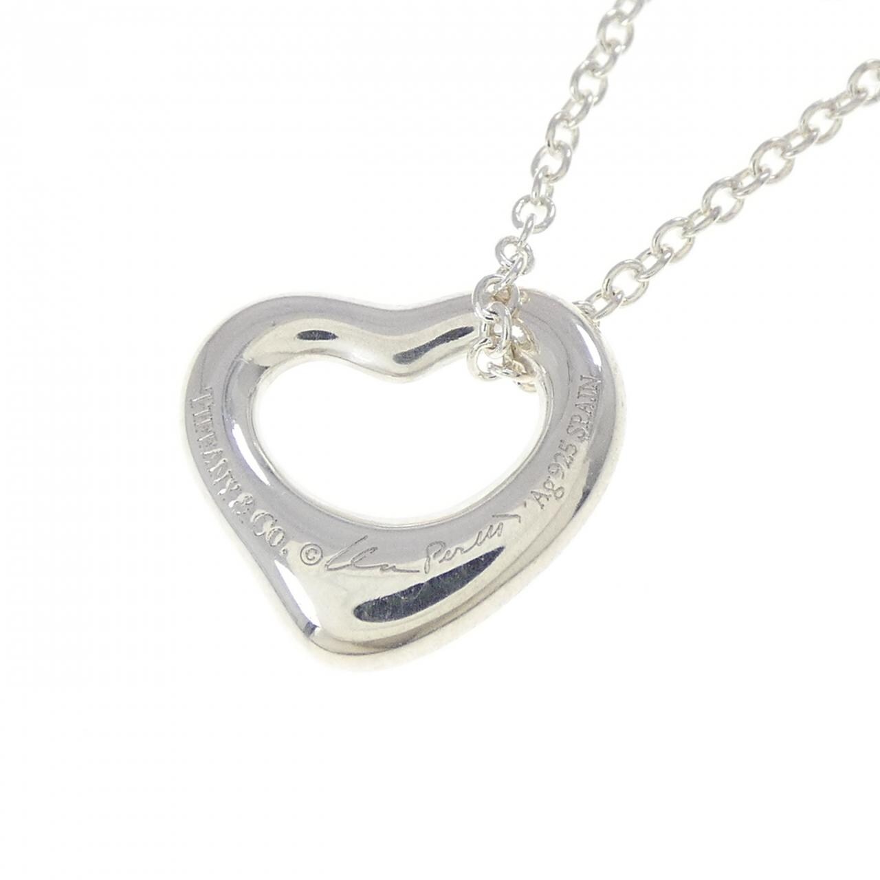 ティファニー オープンハート ネックレス