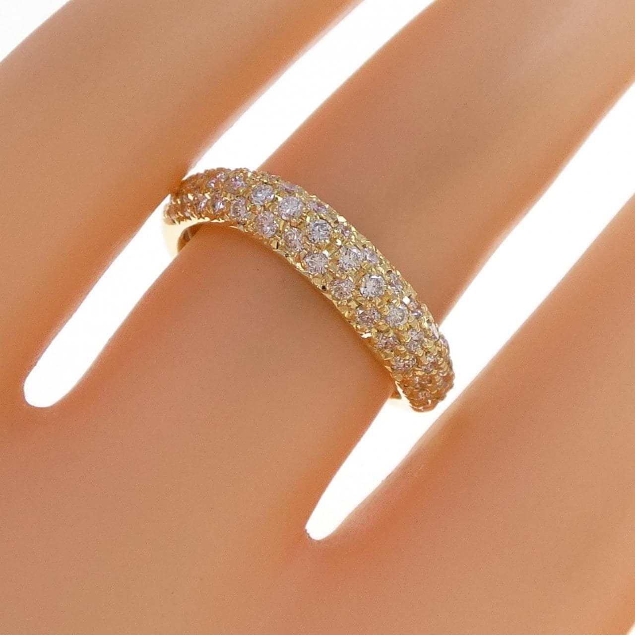 K18YG ダイヤモンド リング 0.60CT