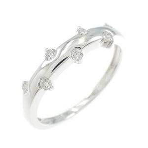 750WG ダイヤモンド リング 0.12CT