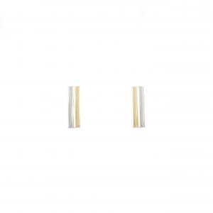 【新品】K18YG/PT900 ピアス