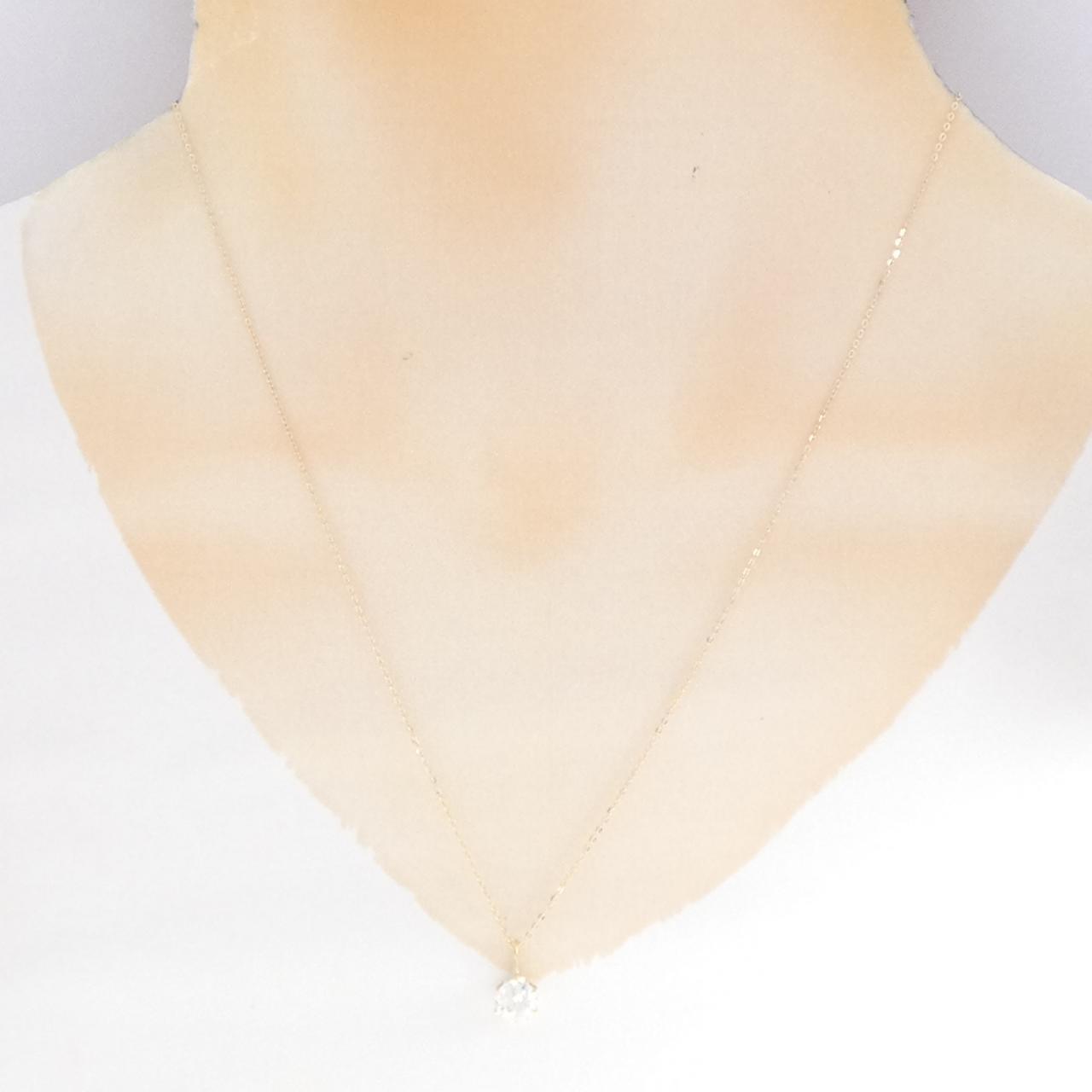 K18YG ダイヤモンド ネックレス 0.789CT I I1 Fair