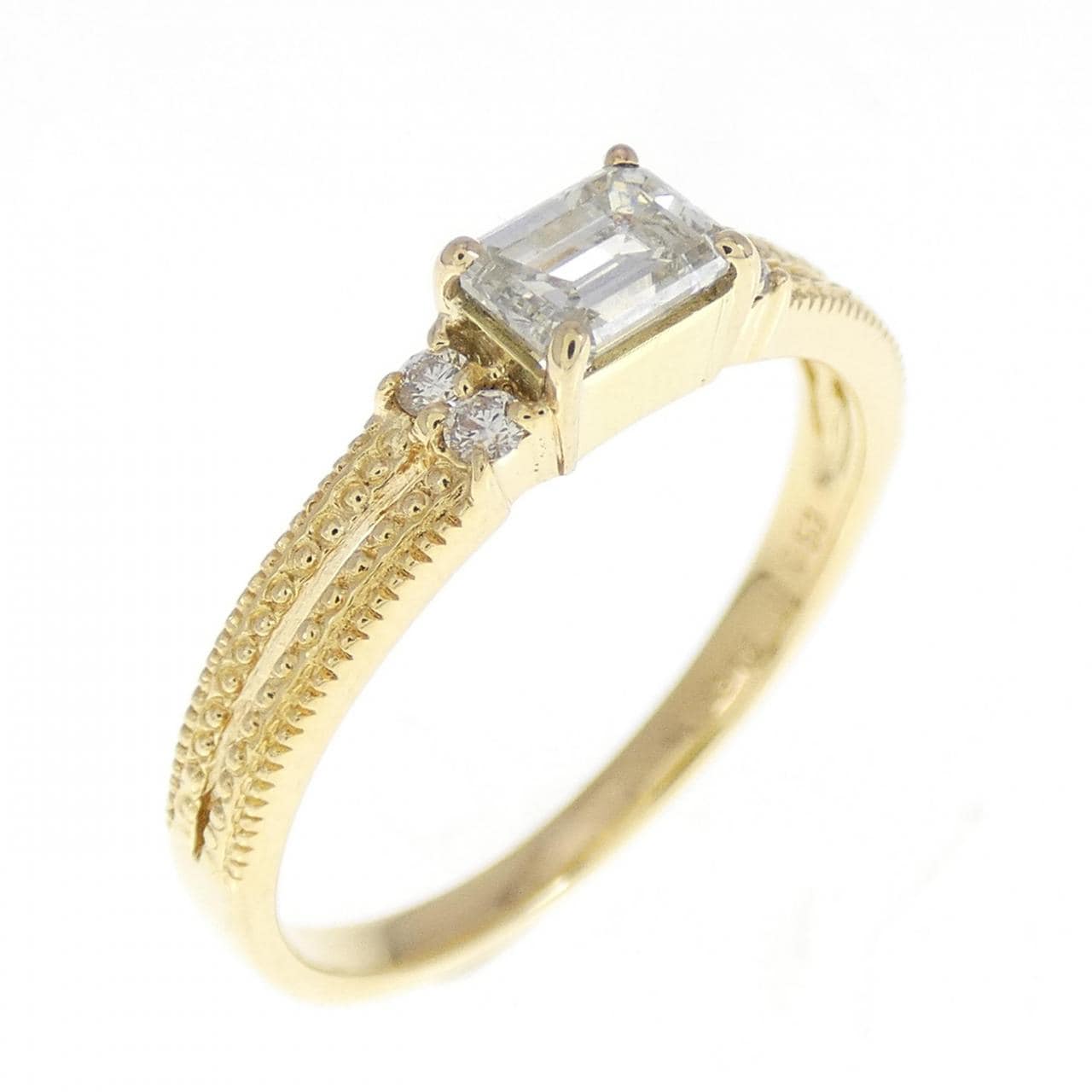 K18YG ダイヤモンド リング 0.373CT