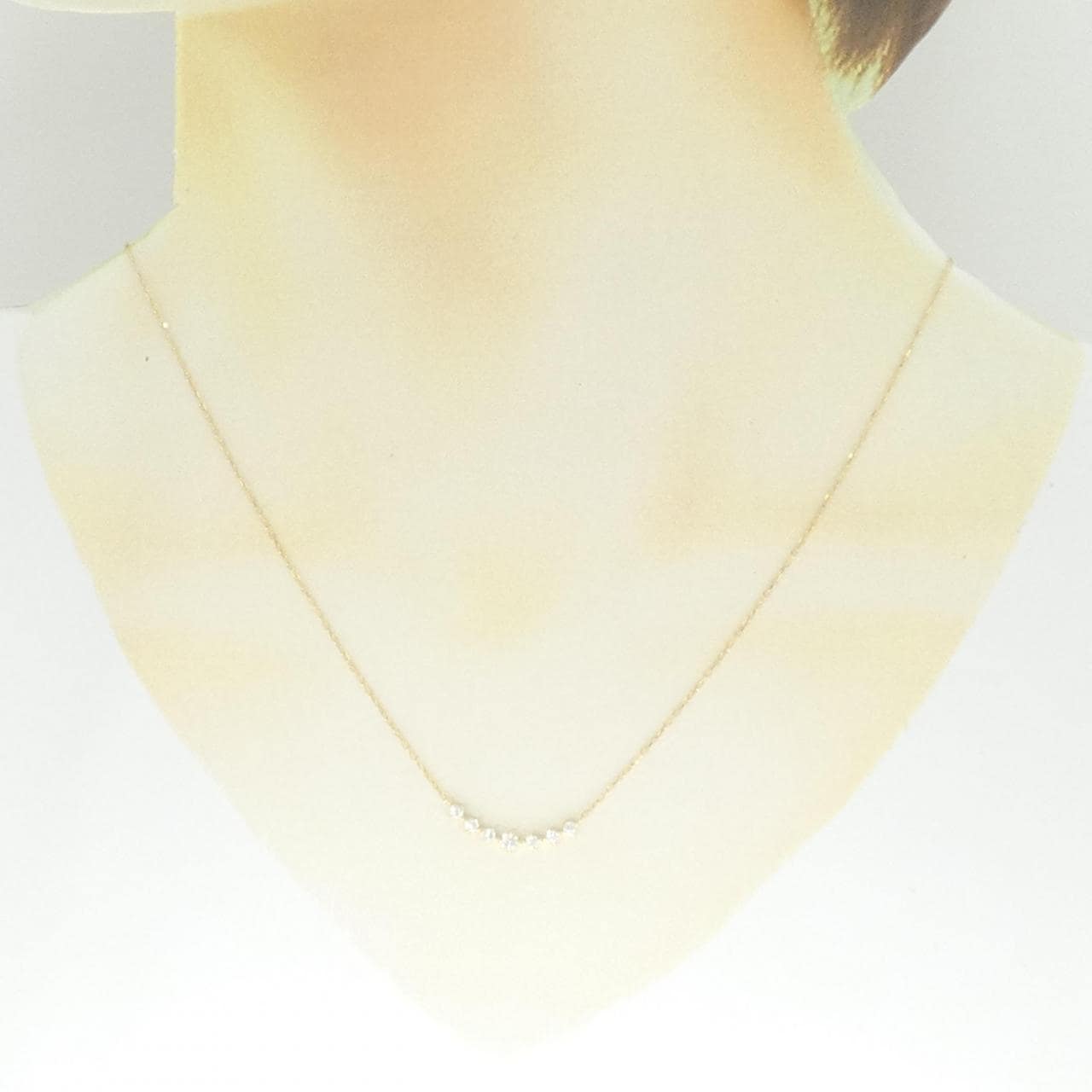K18YG ダイヤモンド ネックレス 0.25CT