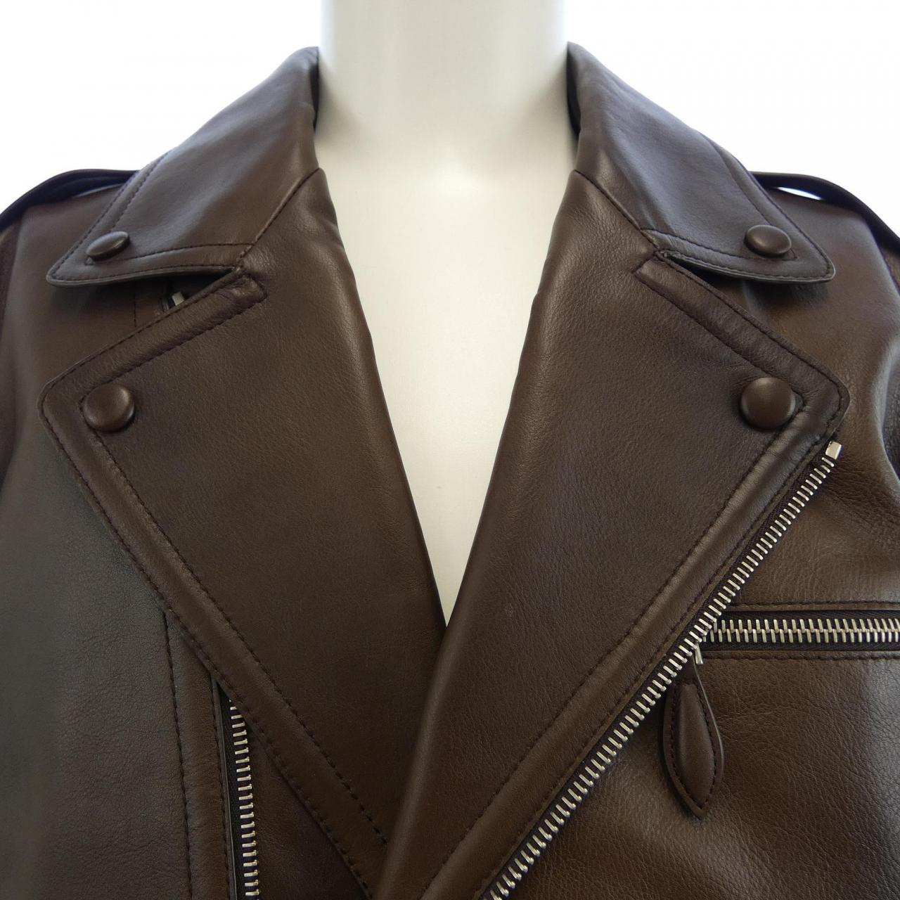 ベルルッティ Berluti パティーヌ　ペルフェクト R25LBL134 レザーライダースジャケット