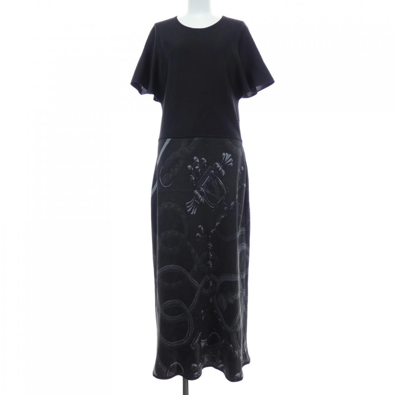 エルメス HERMES パルフロワリミックス 5H2834DX ツイルレーヌ ワンピース