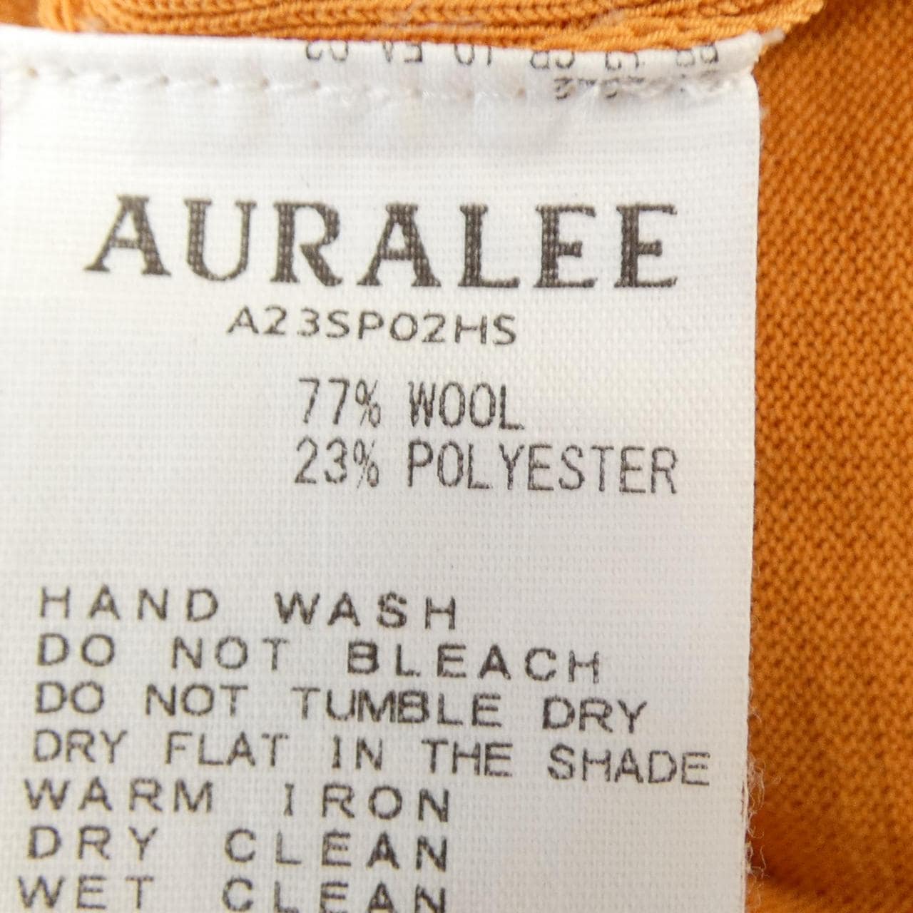 オーラリー AURALEE パンツ