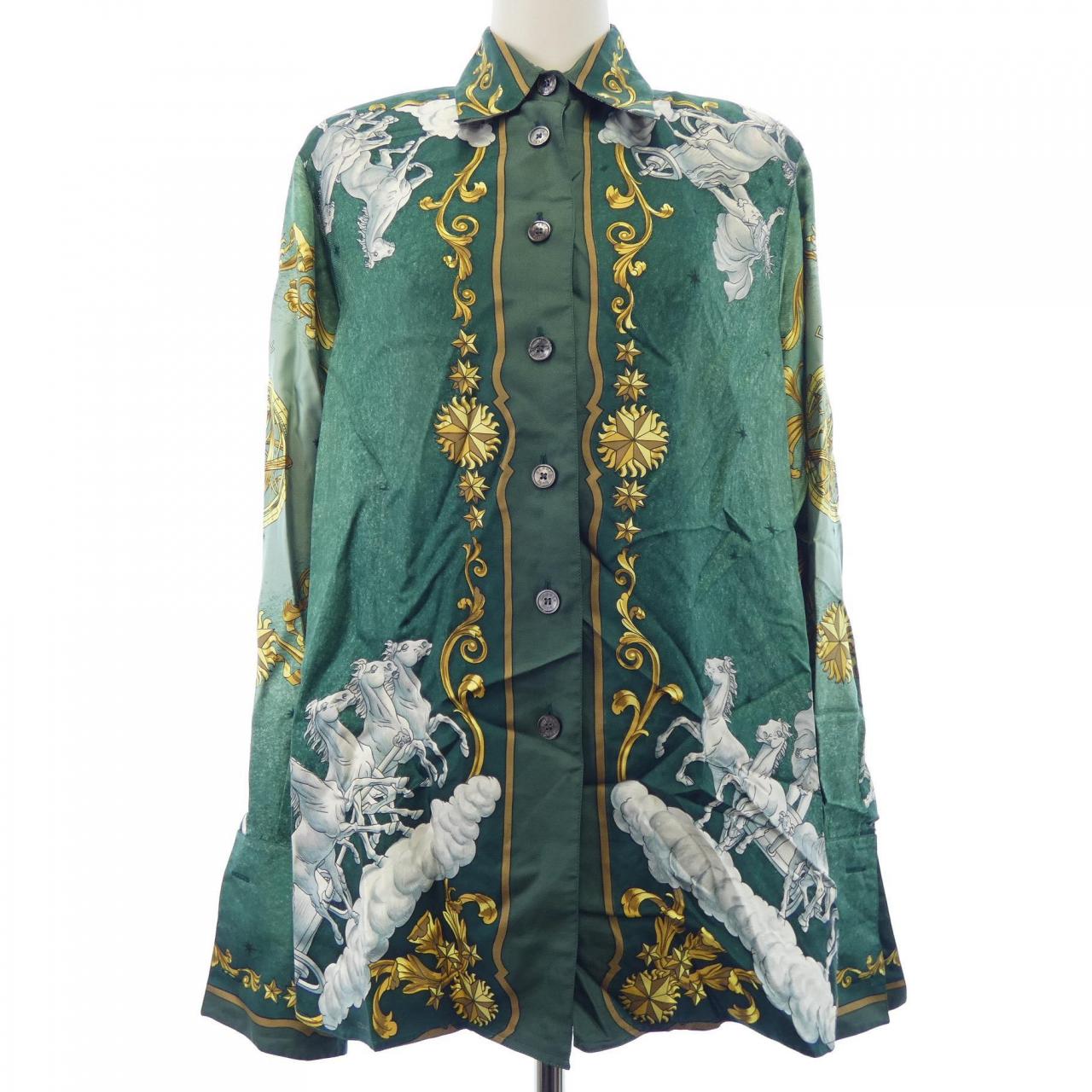 エルメス HERMES COSMOS ツイルレーヌ. シャツ