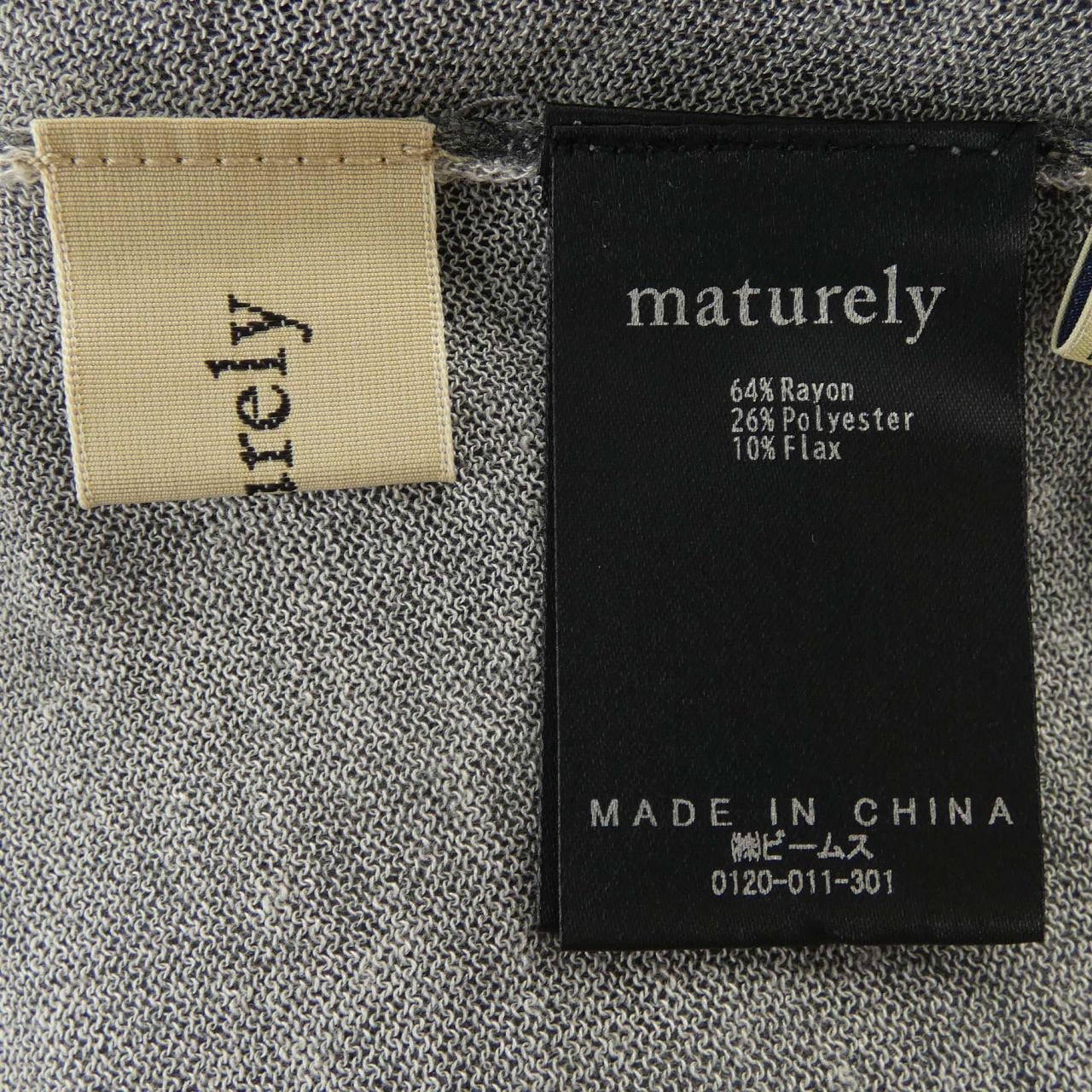 マチュアリー maturely カーディガン