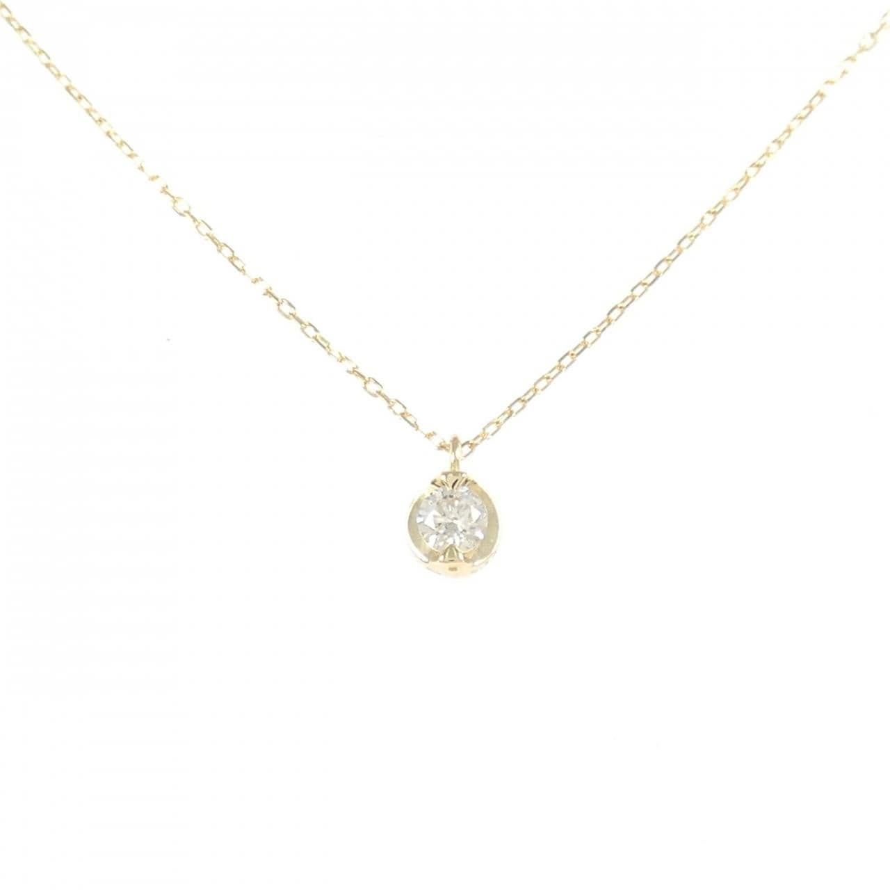 K18YG ダイヤモンド ネックレス 0.10CT
