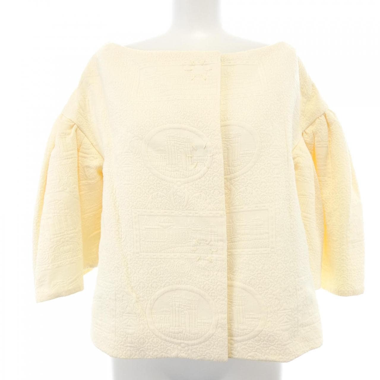 ジャンバティスタヴァリ GIAMBATTISTA VALLI ノーカラージャケット