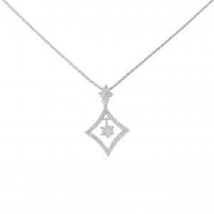 K18WG ダイヤモンド ネックレス 0.19CT