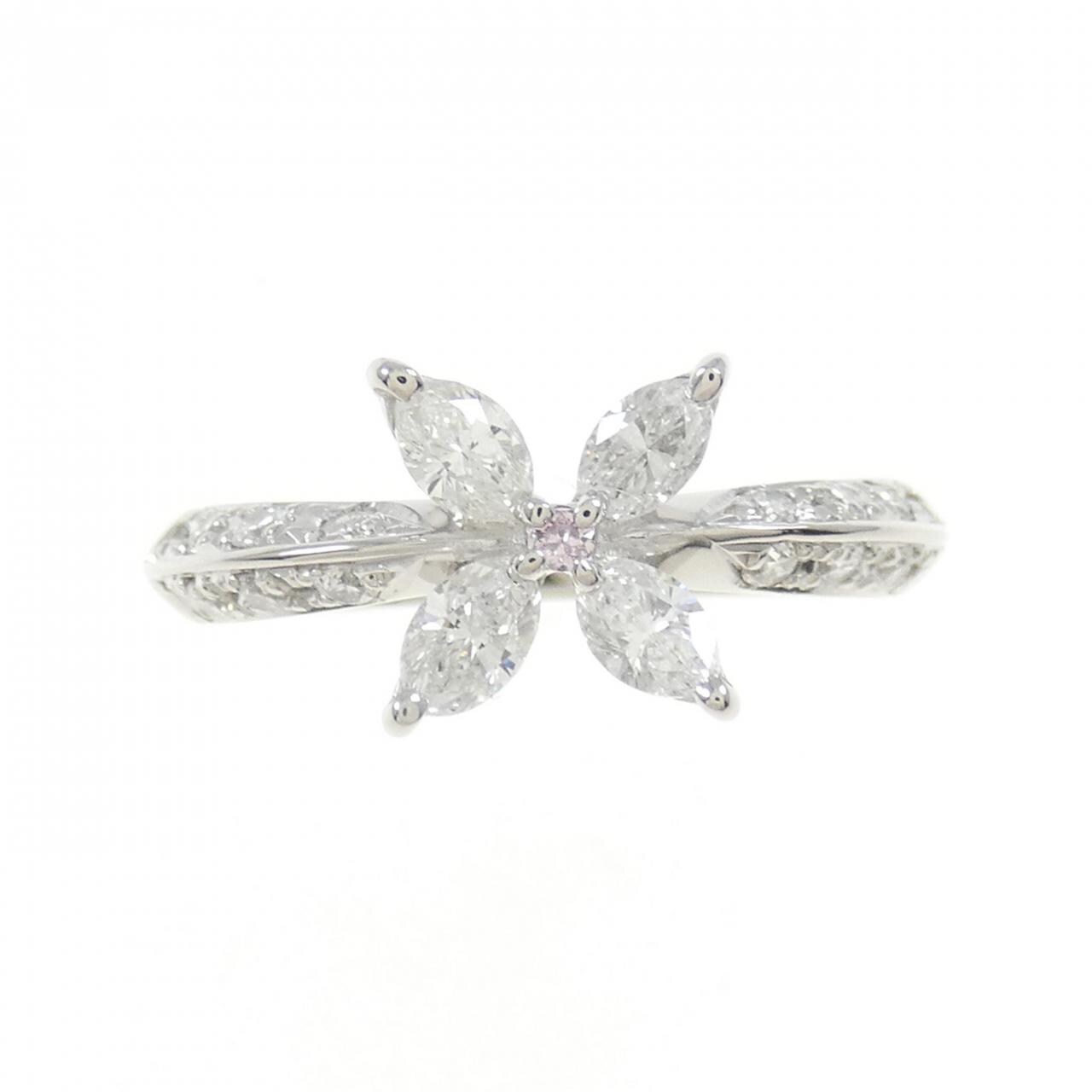 PT Pink diamond Ring 0.01CT