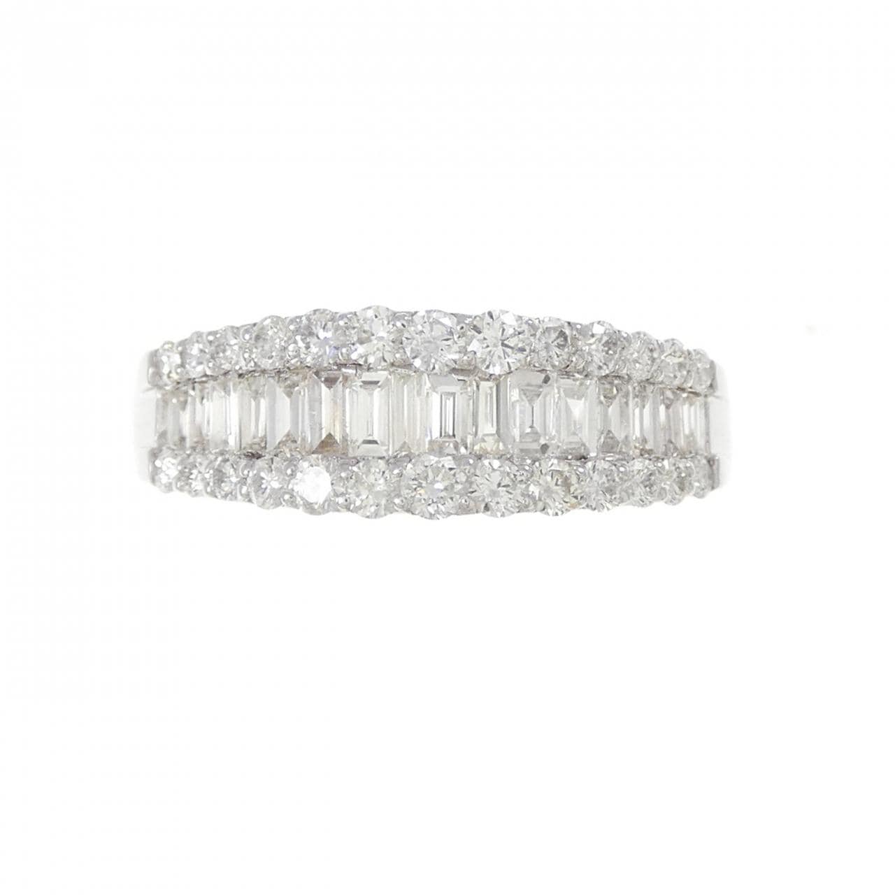 K18WG ダイヤモンド リング 1.00CT