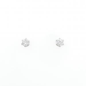 PT850/PT900 ソリティア ダイヤモンド ピアス 0.26CT