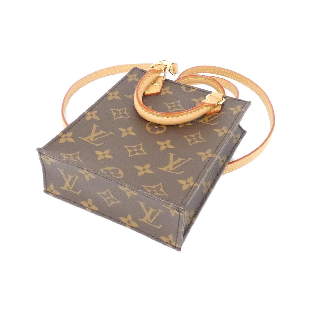 LOUIS VUITTON Monogram Petite Sac Plat M69442 Bag