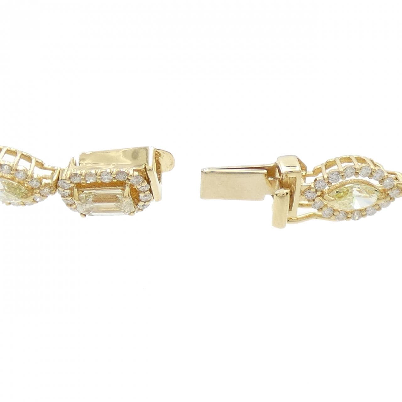 [新品] K18YG鑽石手鍊 5.50CT