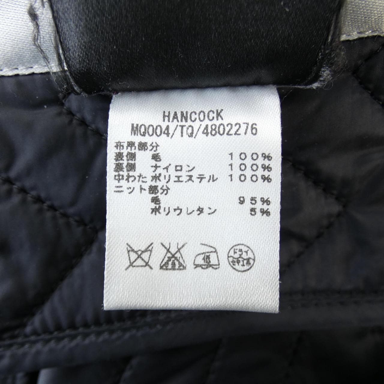 ハンコック HANCOCK MQ004 コート