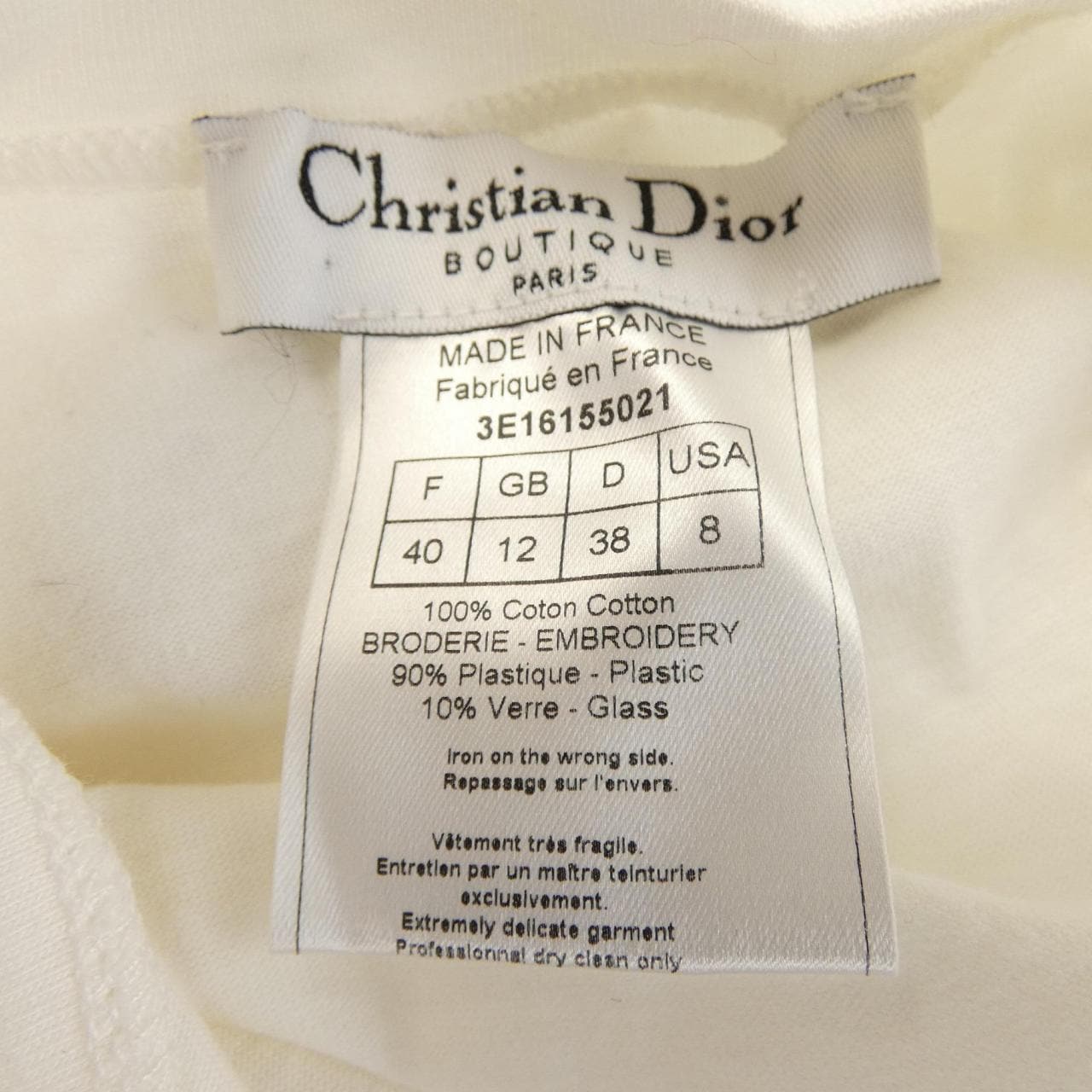 【ヴィンテージ】クリスチャンディオール CHRISTIAN DIOR 3E16155021 Tシャツ