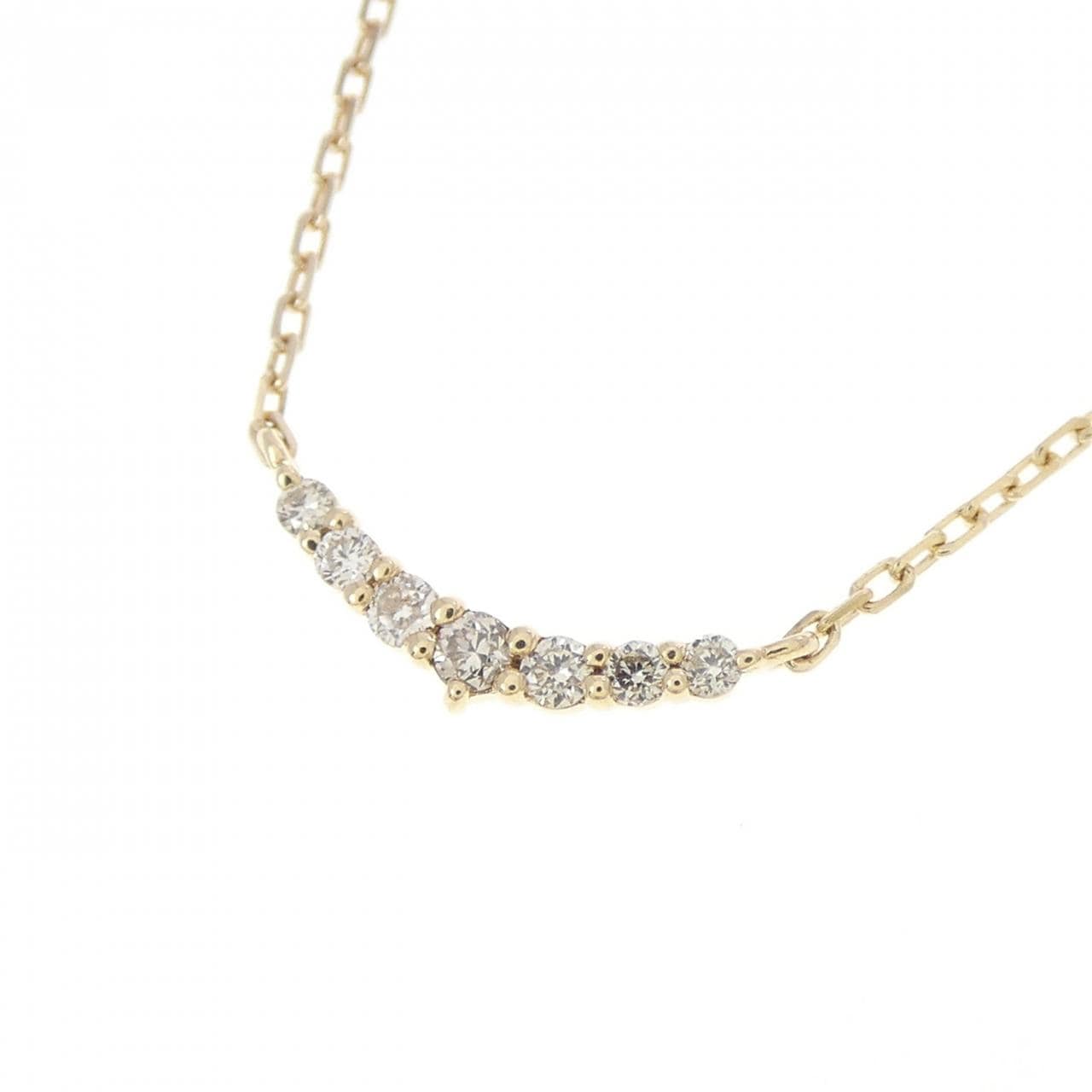 アガット ダイヤモンド ネックレス 0.05CT