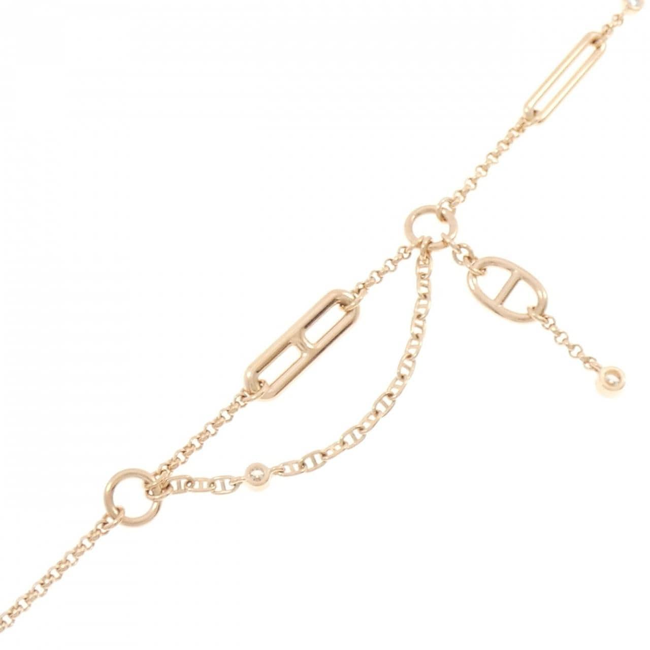 エルメス シェーヌダンクル カオス ブレスレット 0.1CT