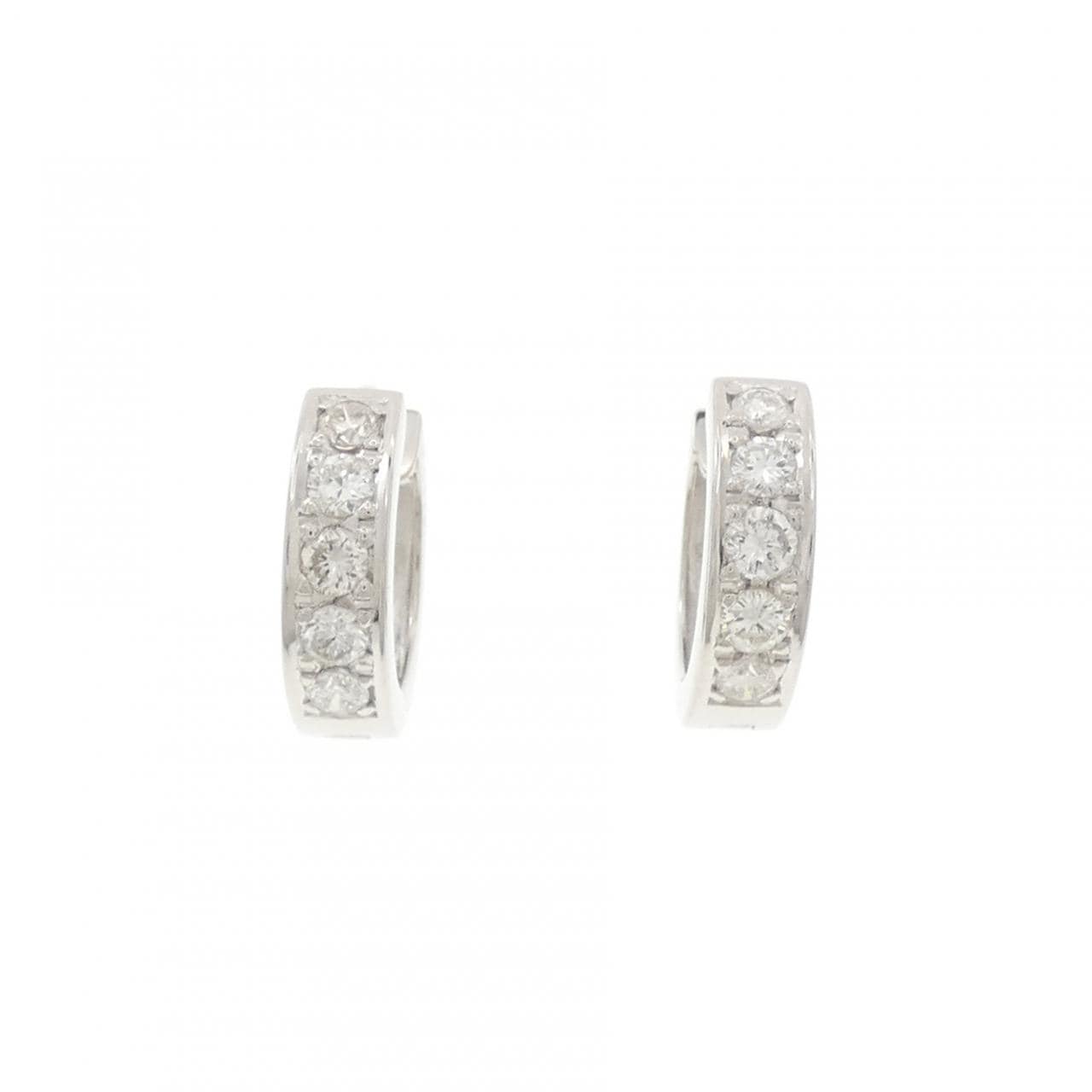PT900 ダイヤモンド ピアス 0.58CT