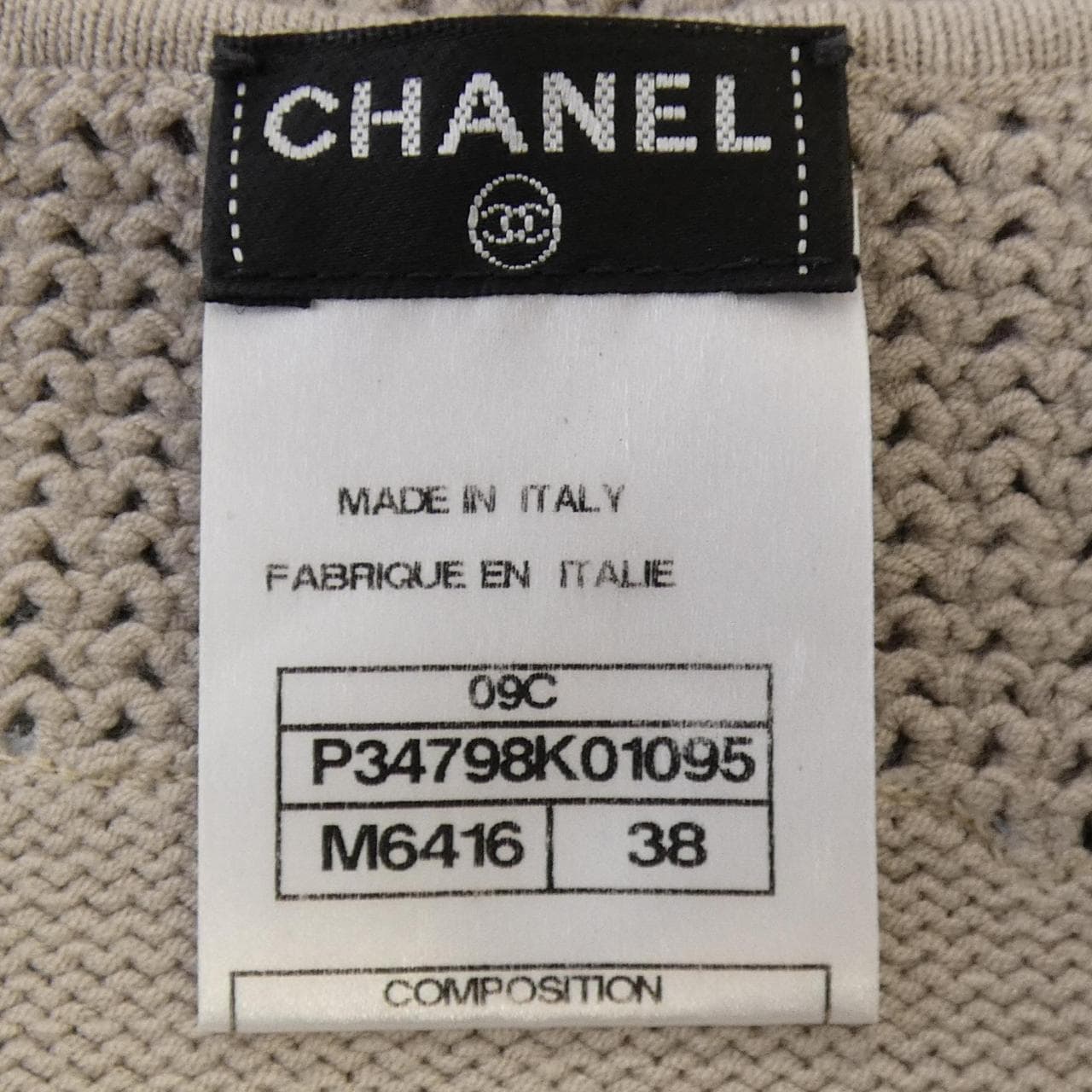 シャネル CHANEL P34798K01095 09C ニット