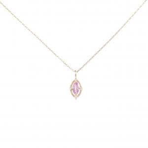 K10PG サファイヤ ネックレス 0.16CT