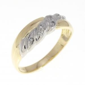 K18YG/PT900 ダイヤモンド リング 0.05CT