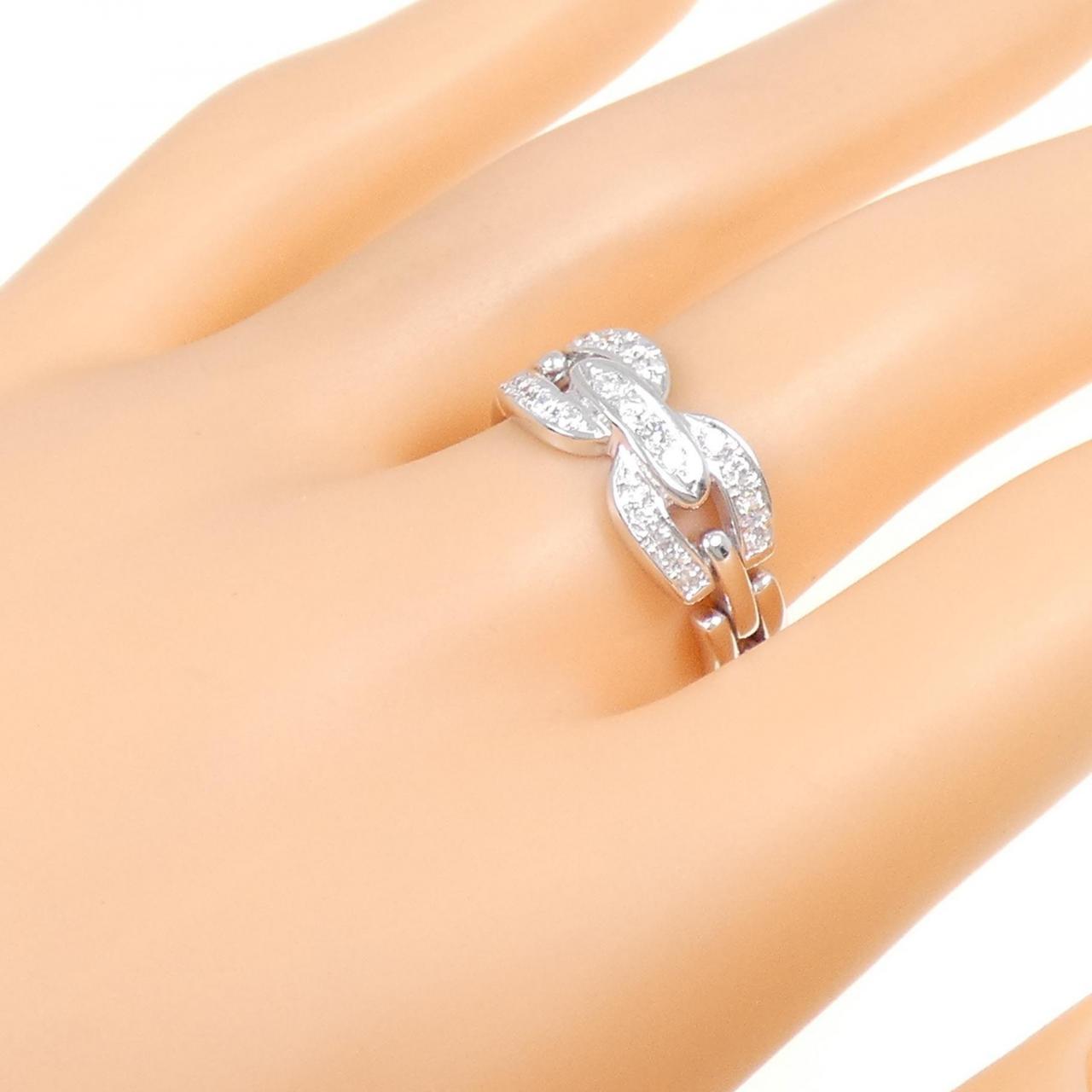 K18WG ダイヤモンド リング 0.31CT