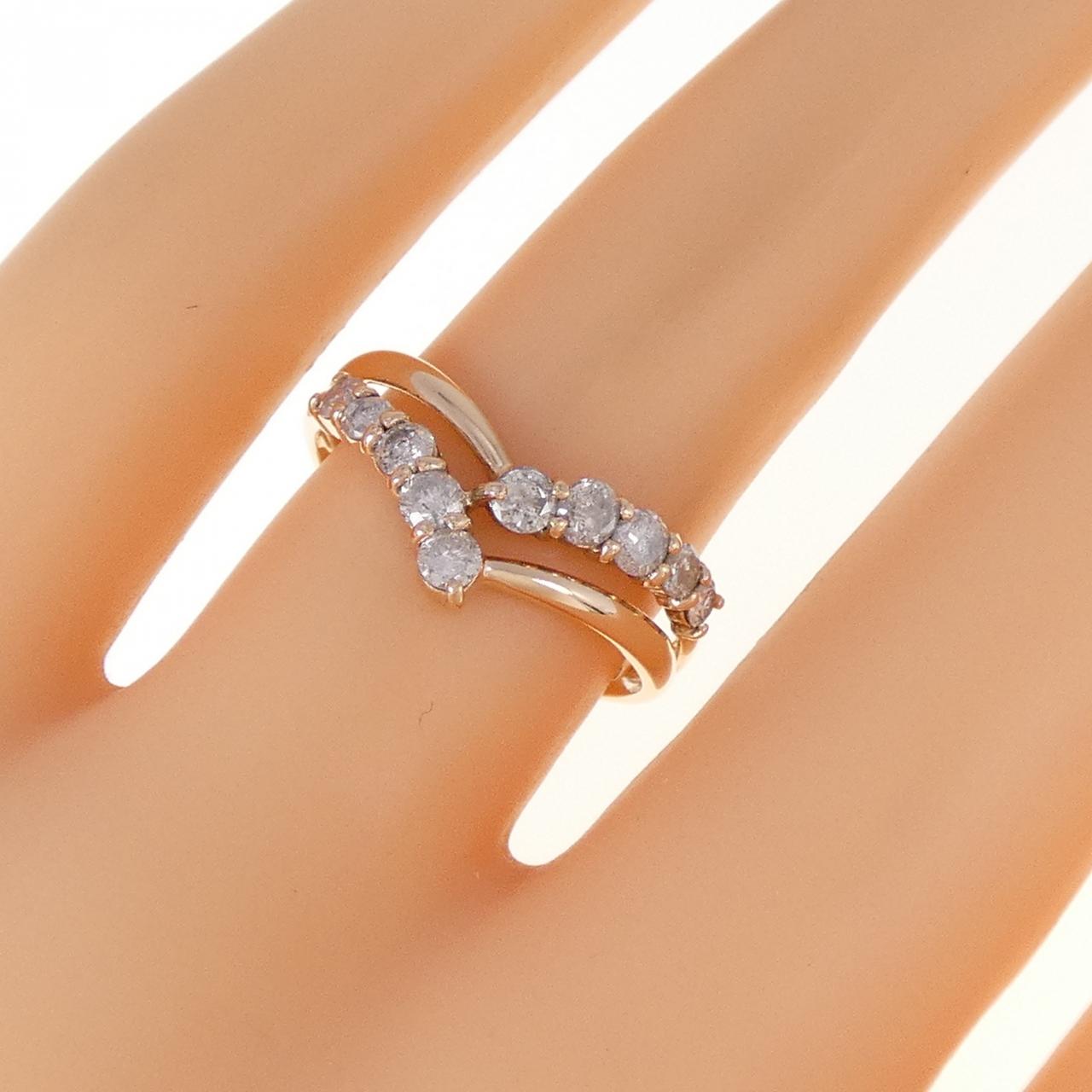 K10PG ダイヤモンド リング 0.50CT