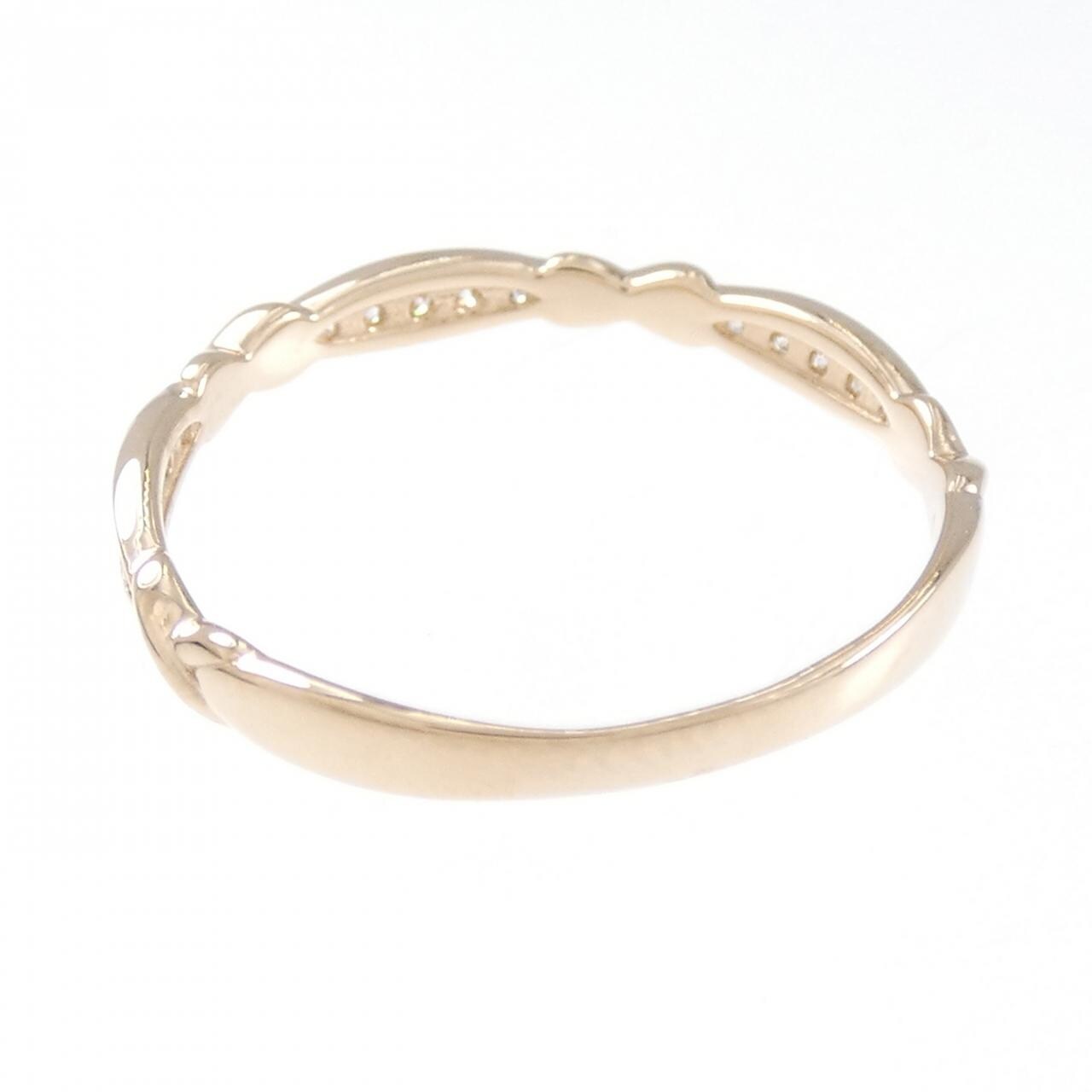 【新品】K18PG ダイヤモンド リング 0.10CT