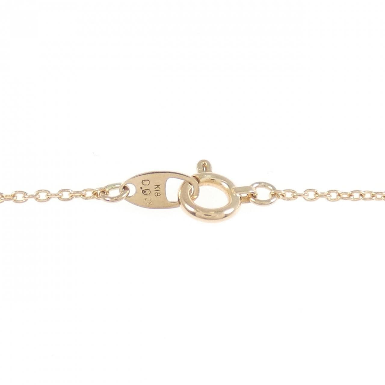 K18PG ダイヤモンド ブレスレット 0.03CT