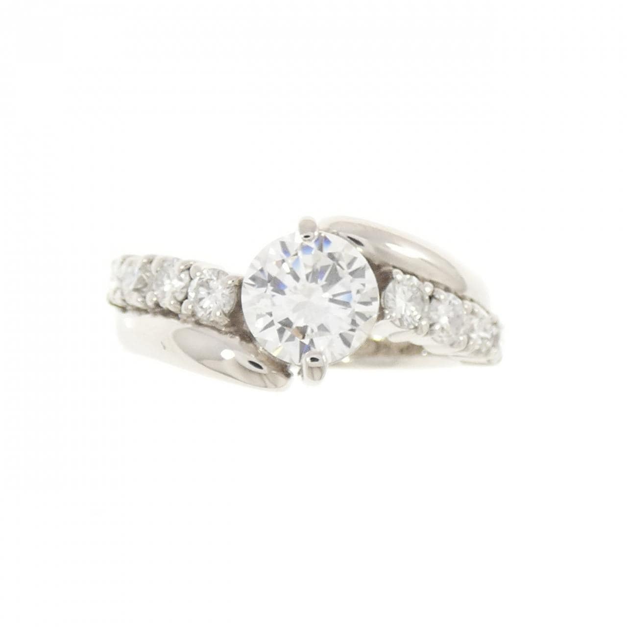 PT900 ダイヤモンド リング 1.027CT E SI1 Good