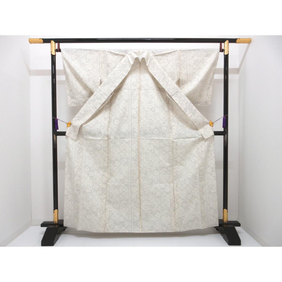 【未使用品】単衣　はたおり娘　８０山【結城紬】