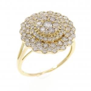 K18YG ダイヤモンド リング 1.00CT
