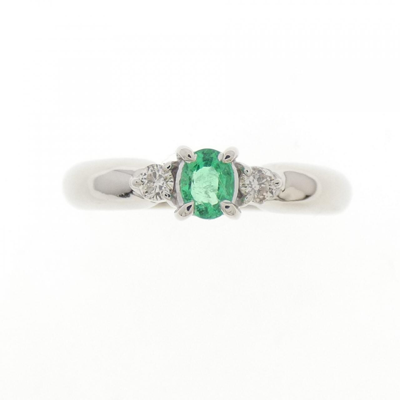 PT900 エメラルド リング 0.15CT